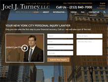 Tablet Screenshot of personalinjurynewyorkcity.com